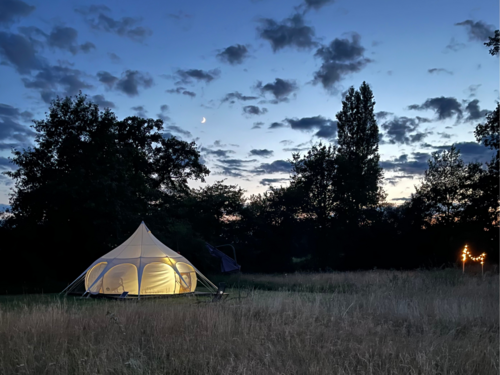 Amantine "The Stargazer" à La Prairie Étoilée à Crozon-sur-Vauvre