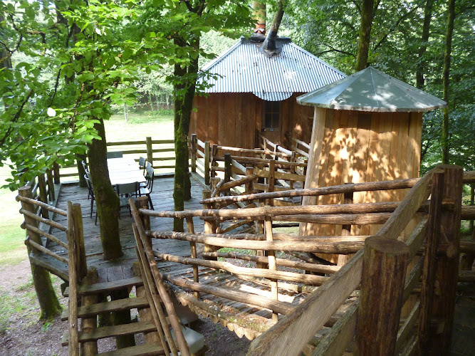 Cabane dans les arbres à Saint-Sylvestre