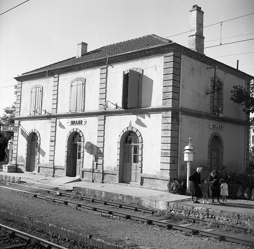 La gare de Millas à Millas