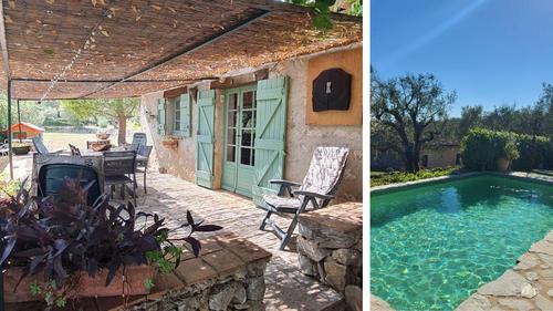 Maison provencale avec piscine privée à Mons