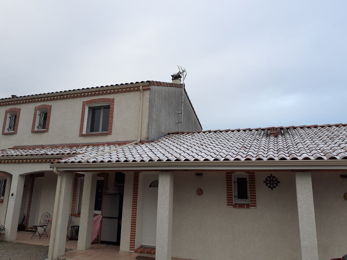 La maison familiale à Lagarrigue