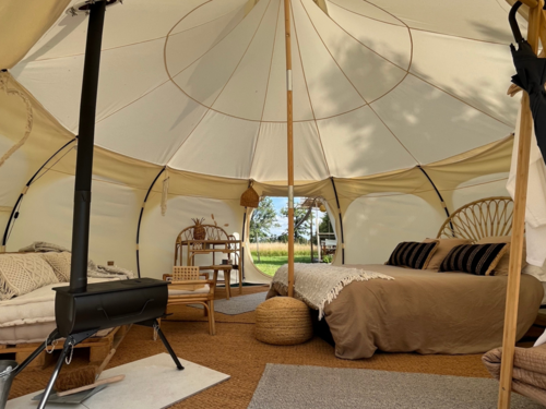 Lucile Cocooning Lotus Belle Tent à Crozon-sur-Vauvre