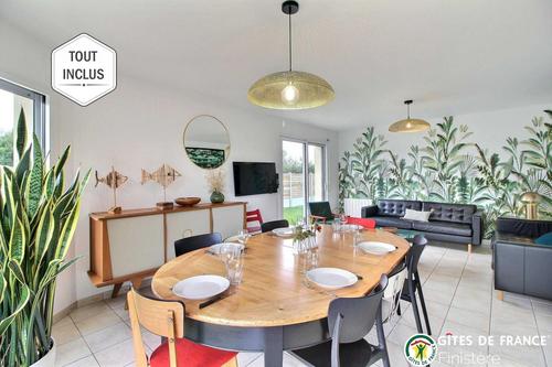 Maison lumineuse et confortable avec jardin clos à Landeda