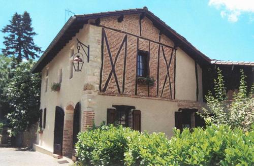 La maison à colombages à Labastide-De-Levis