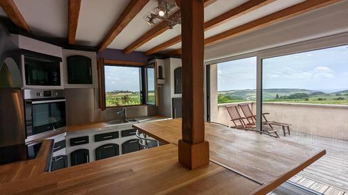 Le panorama des Hautes-Côtes à Fussey