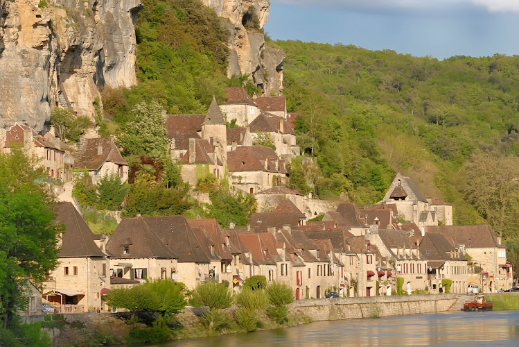 The cottages of the village à La Roque-Gageac