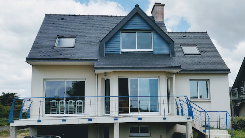 Maison bleue à Loctudy