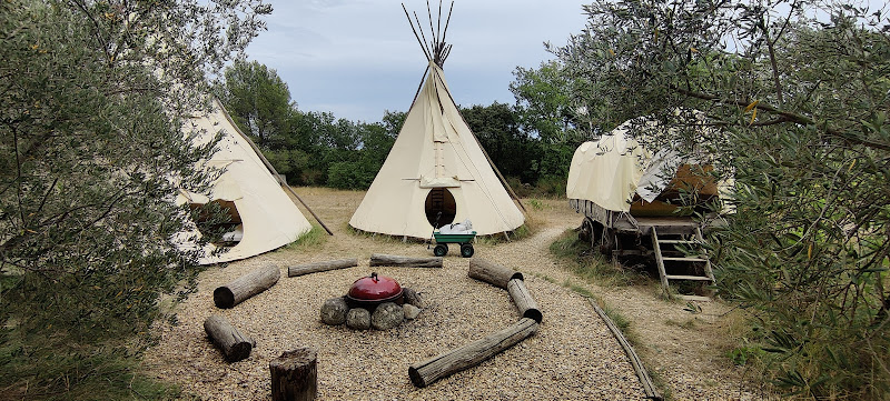 Tipis des oliviers à Entre-Vignes